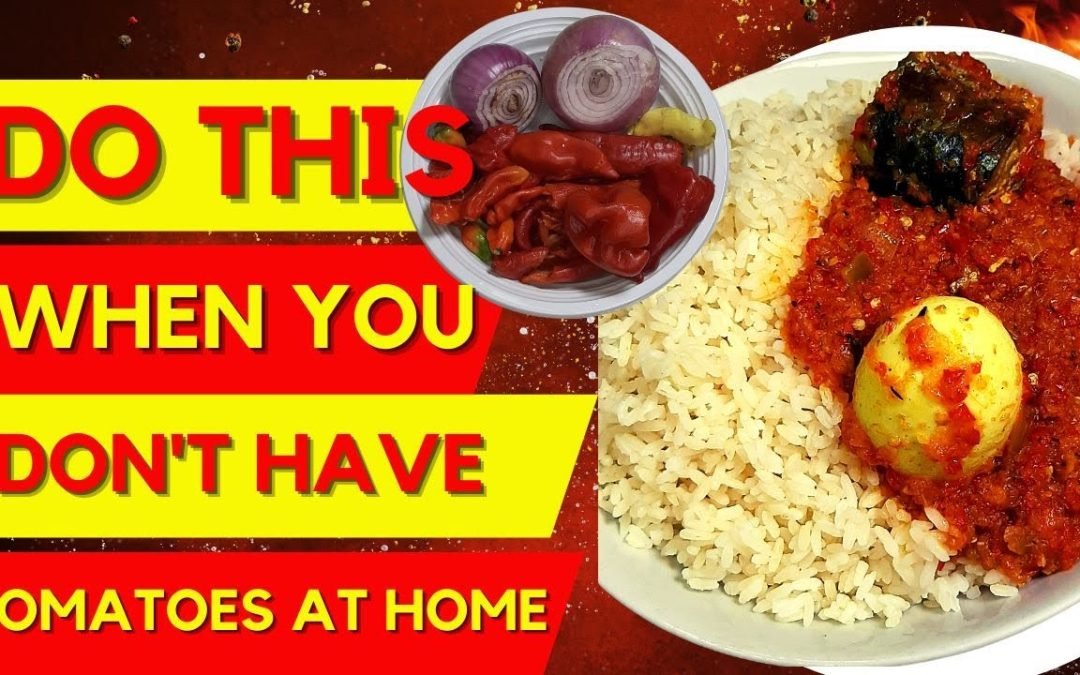 DO THIS WHEN YOU DON’T HAVE TOMATOES AT HOME. SURVIVAL TIPS!