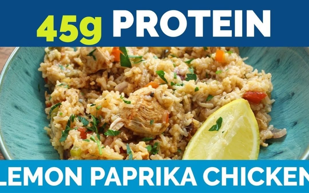 High Protein Lemon Paprika Chicken Meal Prep In Under 45 Mins