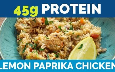 High Protein Lemon Paprika Chicken Meal Prep In Under 45 Mins