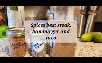 Homemade spices best steak, hamburger and taco seasoning