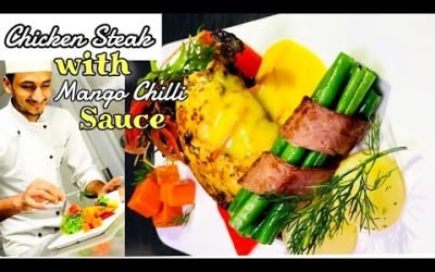 Unveiling the Secret to the World’s Best Chicken Steak with Mango Chili Sauce #ChickenSteak