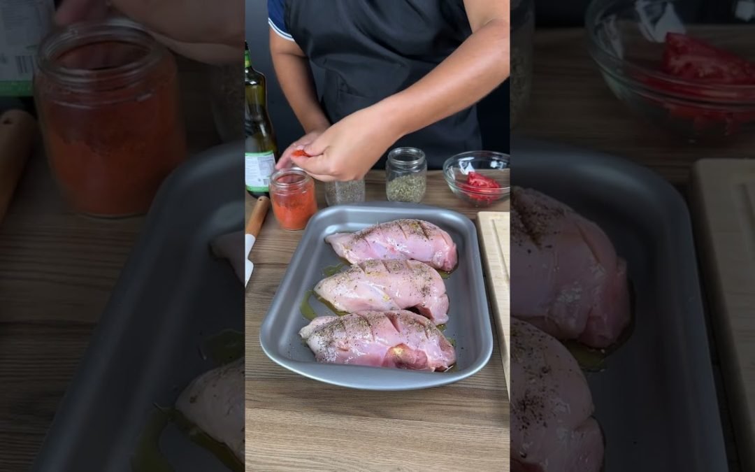 Stuffed chicken for lunch or dinner! It’s easy and delicious!