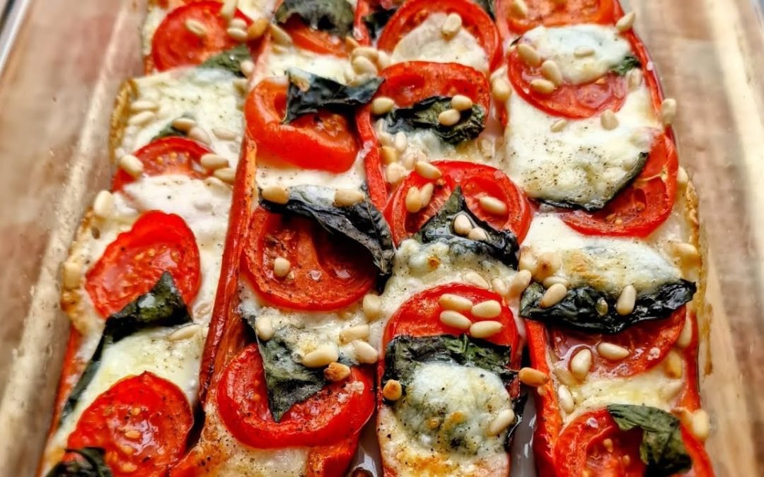 Caprese Sweet Paprika Salad: A Flavorful Twist on a Classic #shorts #healthysnacks