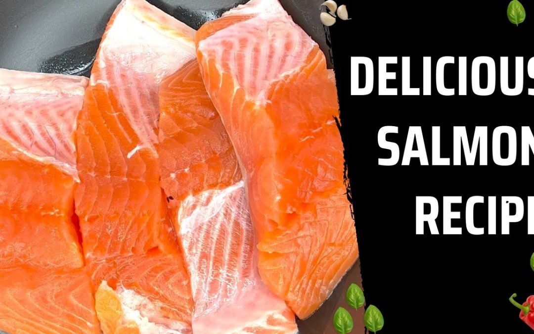 Easy Spicy Salmon And Noodles Recipe | High Protein Salmon Recipe | Garlic Salmon Recipe