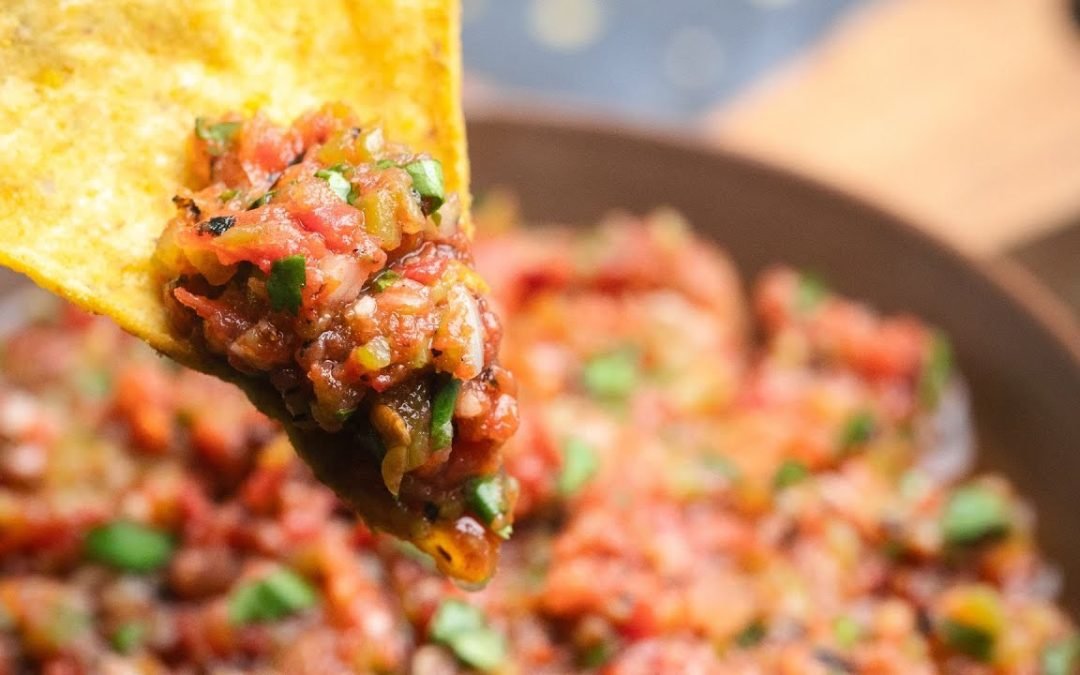 Fire Roasted Salsa (10 minute recipe!)
