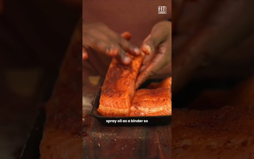 Easy Blackened Salmon #cooking #foodie #salmon #salmonrecipe #salmonrecipes #garlic #paprika