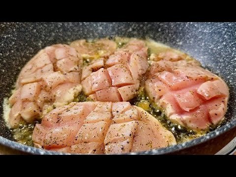 I have never tasted such a delicious chicken breast!