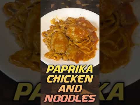 Paprika Chicken Noodles: Quick Cook