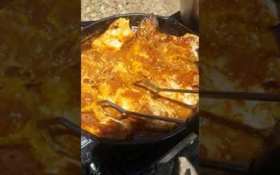 Smoked Paprika Pork chops @ Bowman Lake