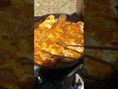 Smoked Paprika Pork chops @ Bowman Lake