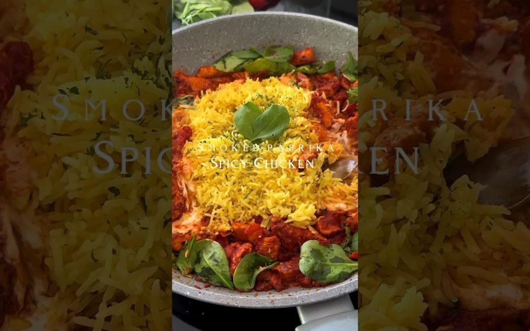 Smoked paprika spicy chicken #chiken#chickenrecipe#explore#youtubeshorts#shortvideo#food#shorts#yum