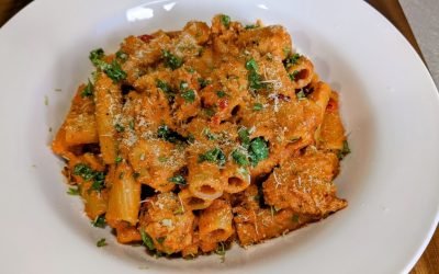 Creamy Cajun Chilli Chicken Pasta