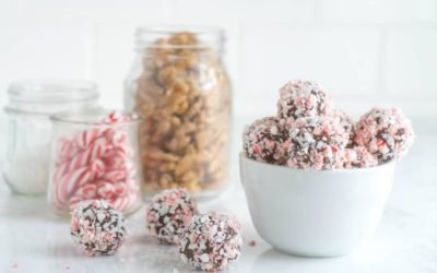 Healthy Chocolate Peppermint Bites (No-Bake + Fast!)