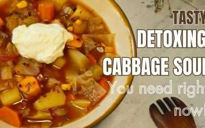After the holidays better than water fasting try this DETOXING CABBAGE SOUP with Sweet Potato