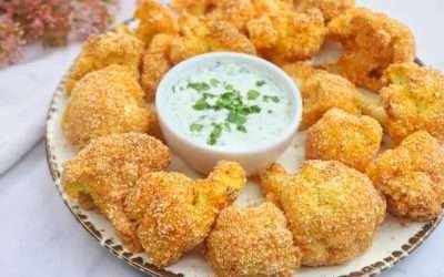 Baked Cauliflower Is Better Than Meat! Crispy Oven Baked Cauliflower-No Oil Recipe