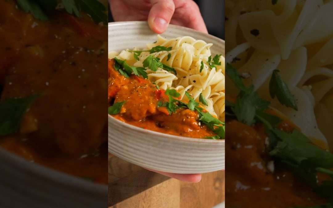 Chicken Paprikash | Hungarian Stew #shorts