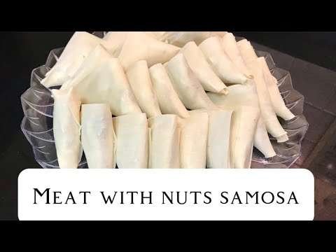 MEAT WITH NUTS SAMOSA RECIPE || VERY EASY TO MAKE