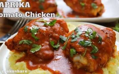 The Best Paprika Tomato Chicken Ever Made – One Pan