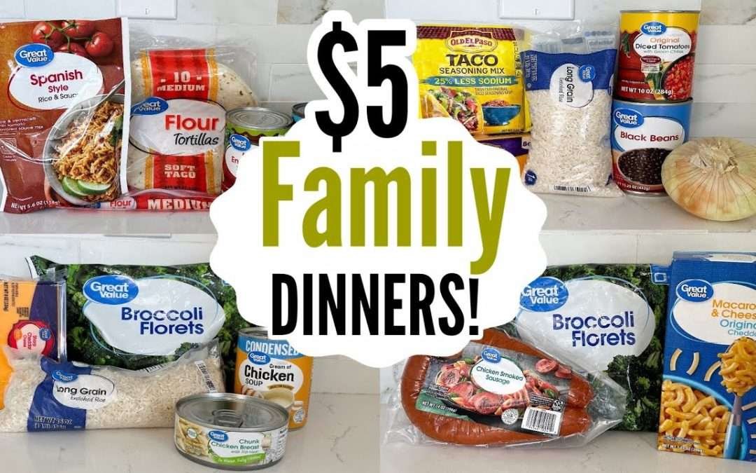 $5 DINNERS | BEST Quick & Easy Cheap Meal Ideas | Affordable Dinner Recipes | Julia Pacheco