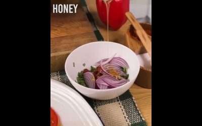 Healthy tomatoes salid