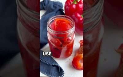 Roasted Red Peppers #shorts