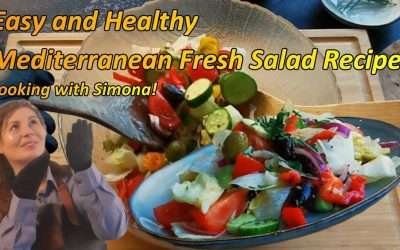 Easy and Healthy Mediterranean Fresh Salad Recipe