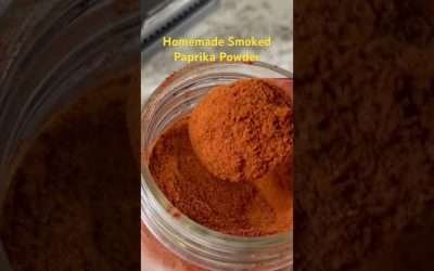Finally finished making my first round of smoked paprika powder. Round two on the smoker!