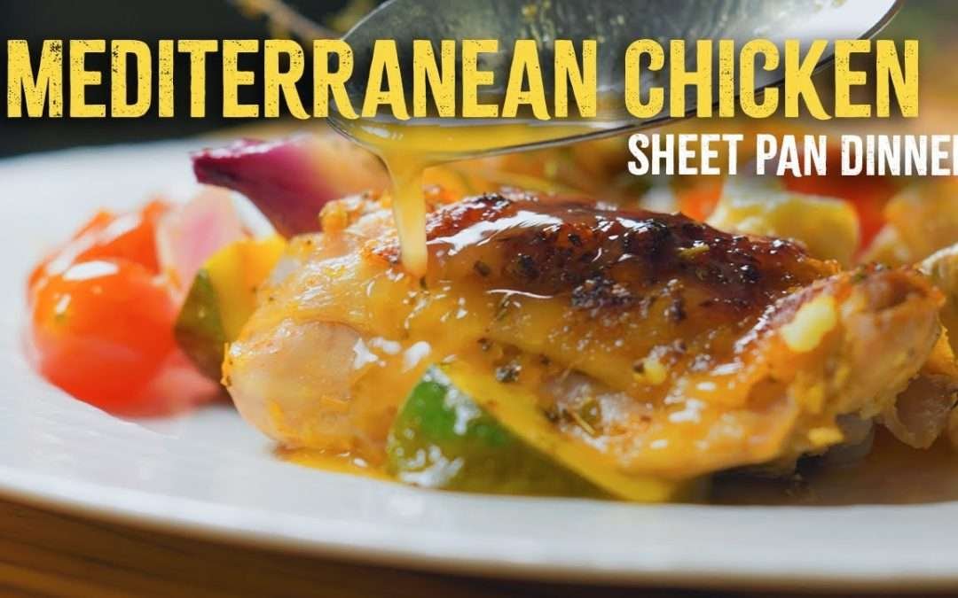 Sheet Pan Mediterranean Chicken Dinner (Easy & Delicious!)