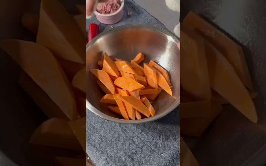 Air Fryer Loaded Sweet Potato Fries