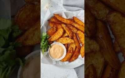 Paprika Potato Wedges | Crispy & Smokey