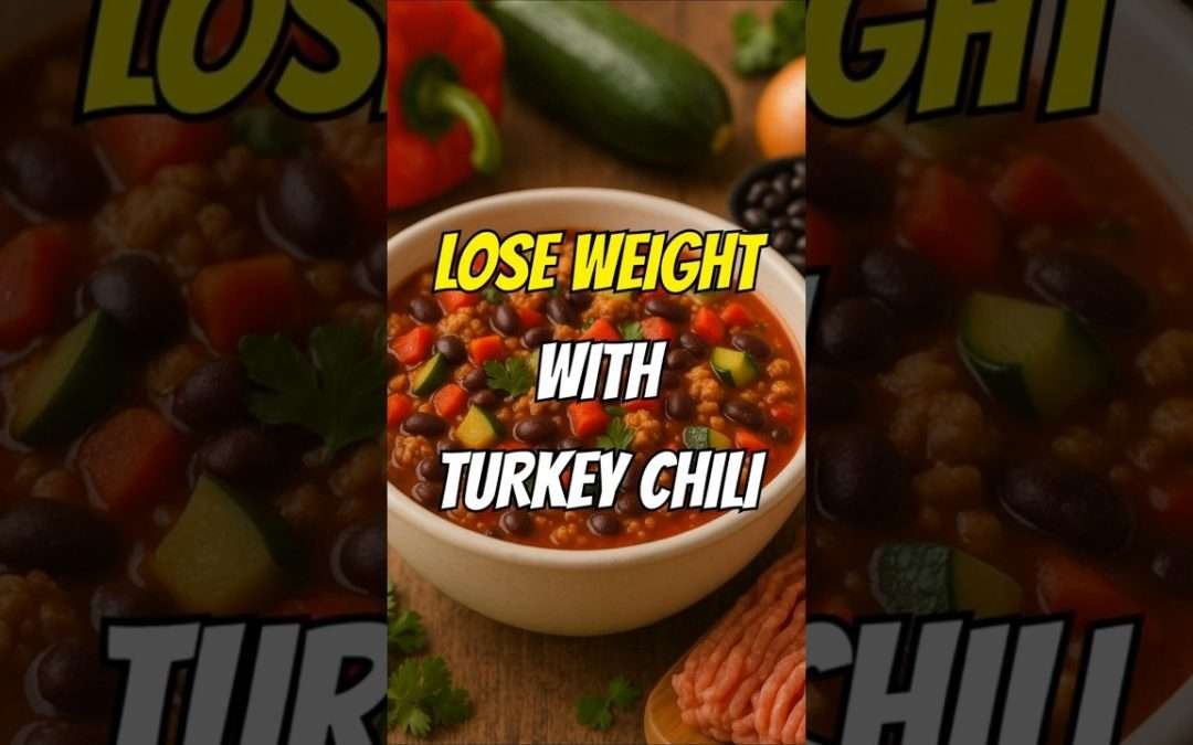 Eat to Lose Stubborn Fat with Turkey Chili #weightlossrecipes #highproteinmeal #eatclean