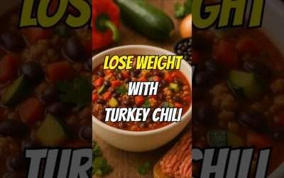 Eat to Lose Stubborn Fat with Turkey Chili #weightlossrecipes #highproteinmeal #eatclean