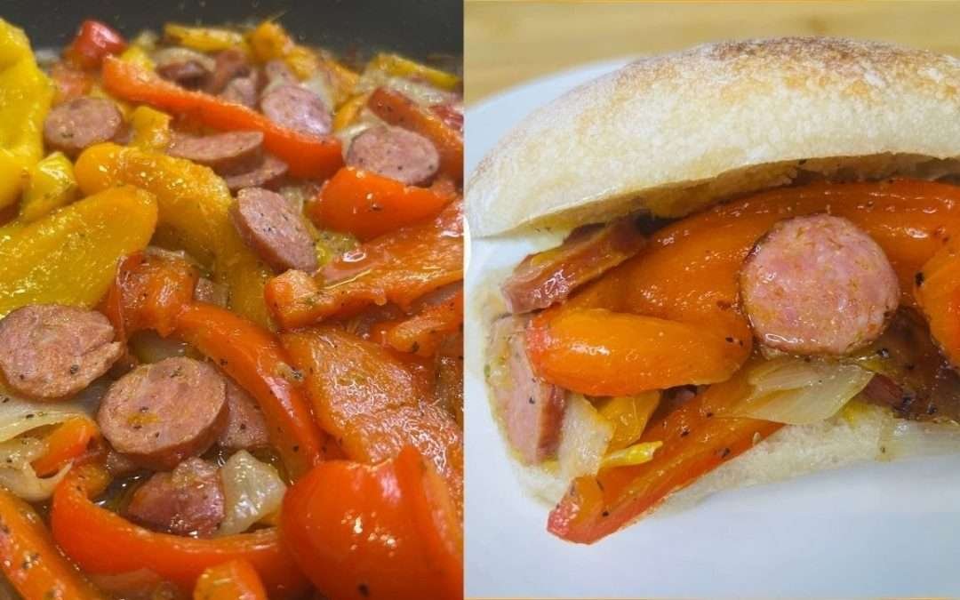 Peppers with Onions & Sausage – Easy Recipe