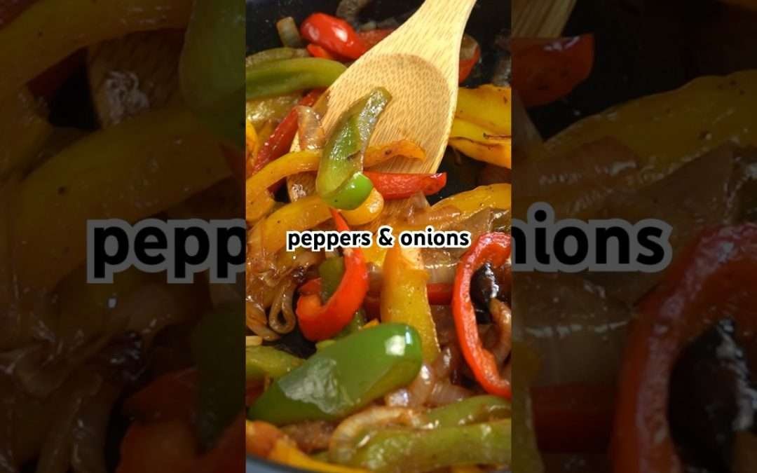Peppers & Onions | #recipeoftheday
