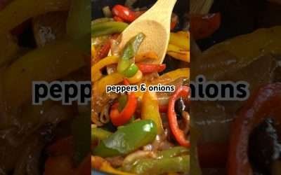 Peppers & Onions | #recipeoftheday