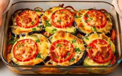 This Eggplant drives everyone crazy! The Best Recipe for Baked Eggplants and Zucchini