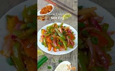 Onion Capsicum Stir Fry