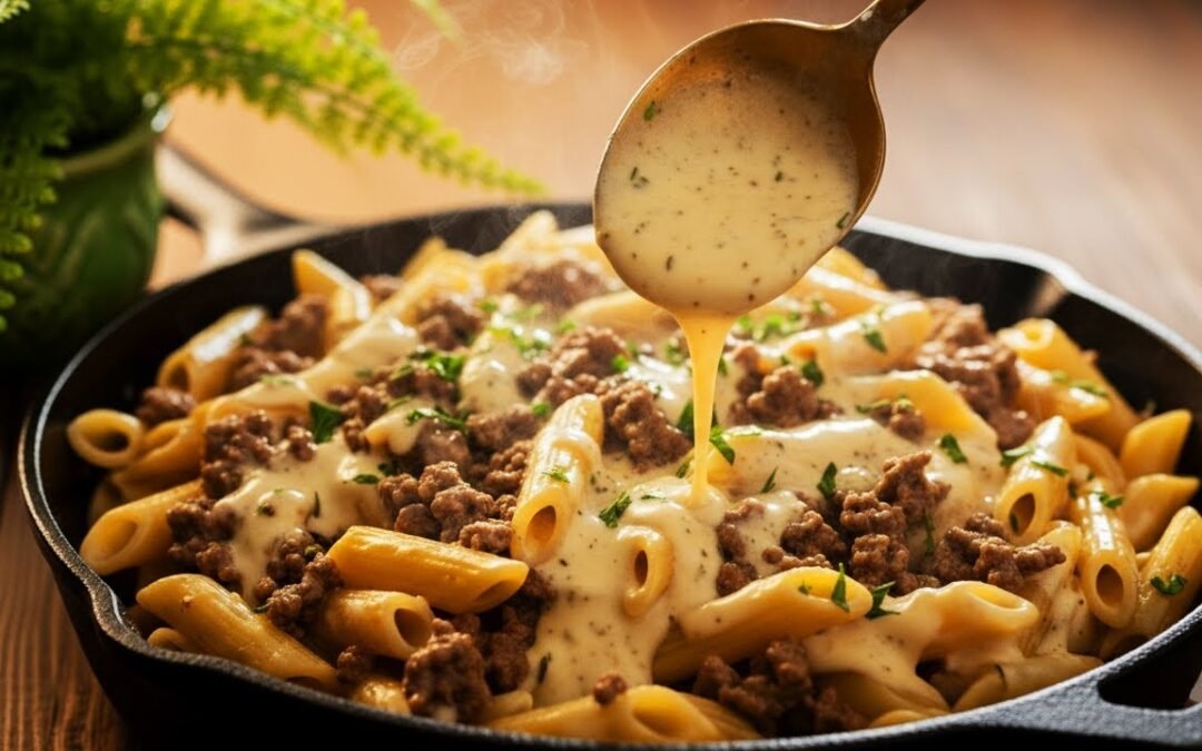Simple and Quick Ground Beef Pasta Recipe – Saucy and Delicious