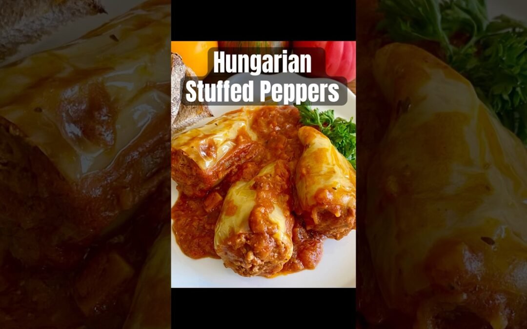 Traditional Hungarian Stuffed Peppers Recipe | Authentic Recipe Step by Step