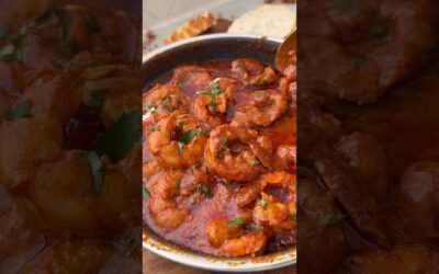 Creamy Garlic Paprika Shrimp. Recipe #shortsfood #recipes #cooking #food #lifestyle