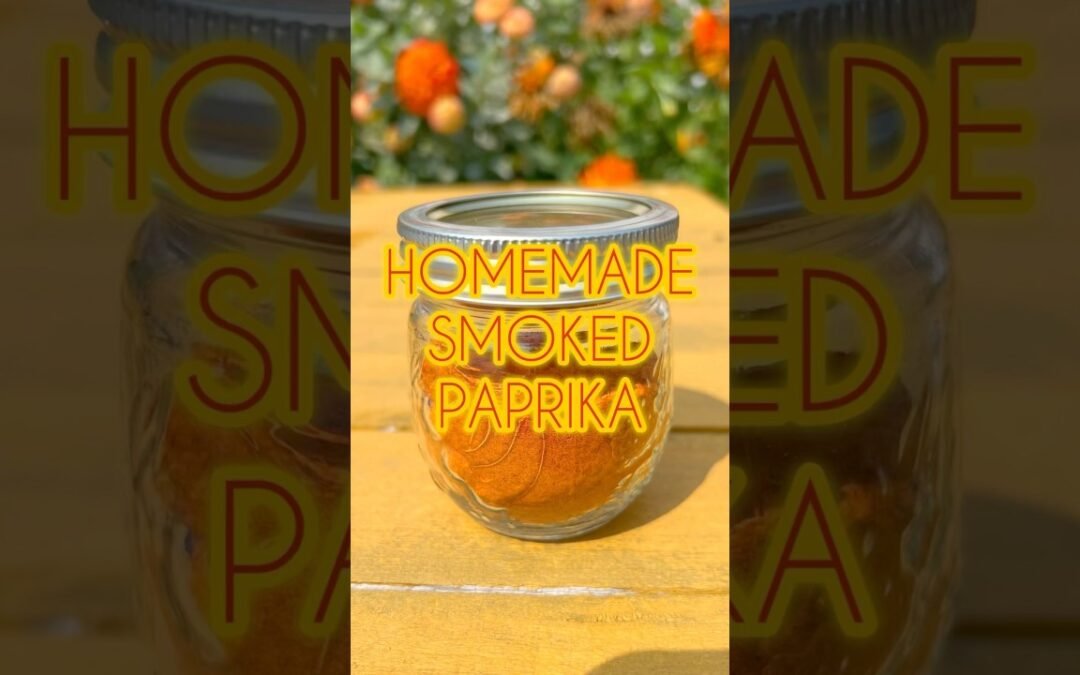 How to make super easy smoked paprika. #garden #gardening
