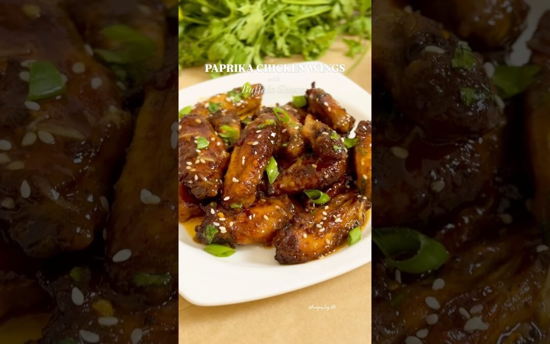 Paprika Chicken Wings | Buffalo Sauce #yt #shortsfeed #shorts #viral #trending #foryou