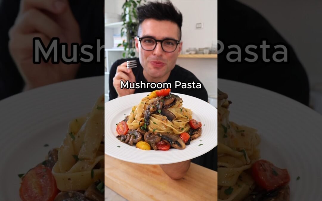 Pasta with Mushrooms and Cherry Tomatoes