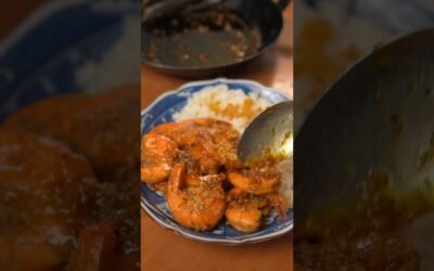 Hawaiian Garlic Shrimp #recipe #cooking #shorts #30minutemeals