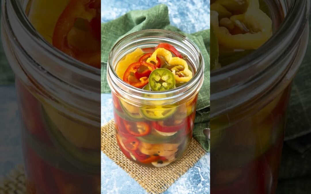 How to Make Spicy PICKLED PEPPERS