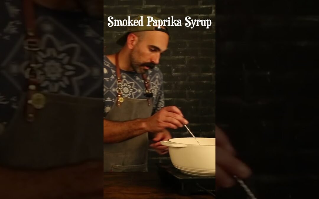 Try this Smoked Paprika Syrup Recipe! Get funky with Home Cocktails!