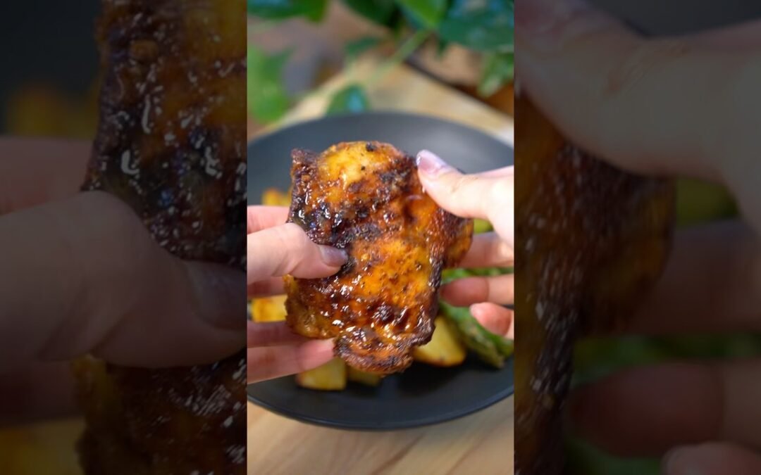 You only need an air fryer – paprika chicken & potatoes.