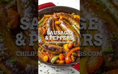 SUPER EASY Sausage & Peppers (with a Spicy Twist)