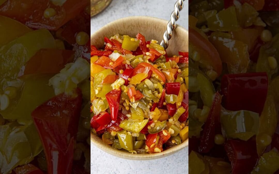 Hot Pepper Relish – Easy and ADDICTIVE