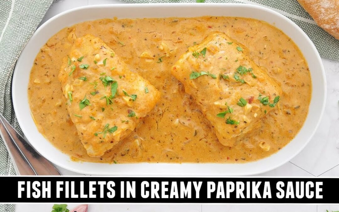 Fish Fillets in CREAMY Paprika Sauce | SERIOUSLY Good 20 Minute Recipe